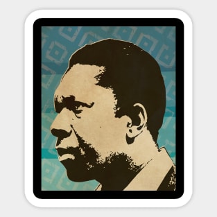 John Coltrane // Retro Poster Jazz Sticker